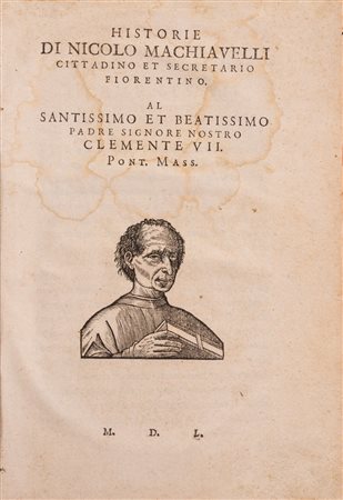 Niccolò Machiavelli - Tutte le Opere di Nicolo Machiavelli, 1550 (…)
