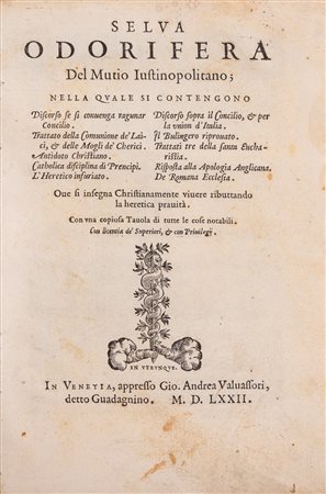 Girolamo Muzio - Selva Odorifera, 1572 (…)