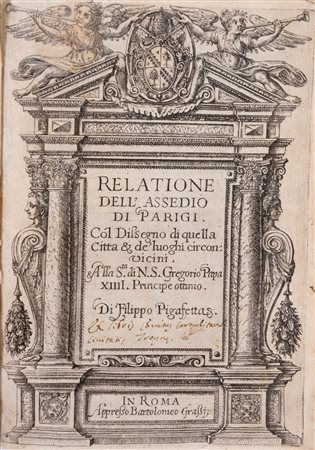 Filippo Pigafetta - Relatione dell'assedio di Parigi, 1591 (…)