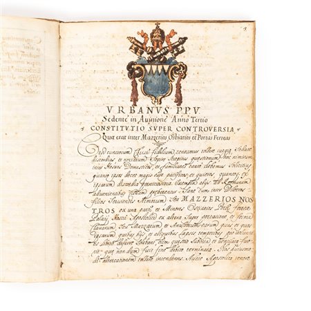 Antichità dell'Offitio con diverse Bolle Volgari e Latine Estratte dal nro Libro di Martino PP.V., 1682 (…)