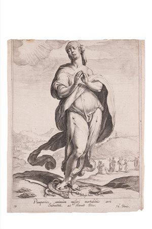 Zacharias Dolendo - Fede, dalle Virtù e Vizi, 1596 (…)