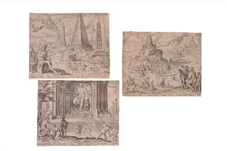 Philippe Galle - Le otto meraviglie del mondo, 1572 (…)