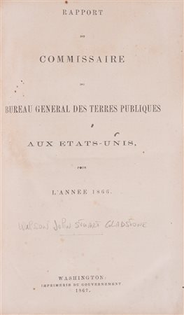 Rapport du Commissaire du Bureau General des Terres Publiques aux Etats- Unis pour l'annee 1866, 1867 (…)