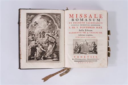 Missale Romanum ex decreto sacrosancti Concilii Tridentini restitutum, s. Pii V. pontificis max. jussu editum, Clementis VIII. & Urbani VIII. auc (…)