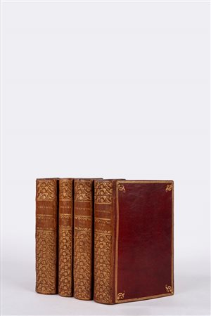 Claude Adrien Helvetius - De l’esprit par M. Helvetius…Oeuvres completes d’Helvetius en quatre tomes, 1776 (…)