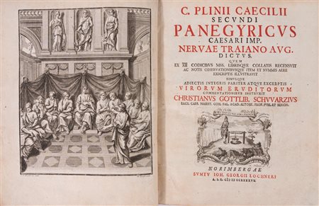 Gaio Plinio Cecilio Secondo - Secundi Panegyricus Caesari imp. Nervae Traiano Aug. dictus, 1746 (…)