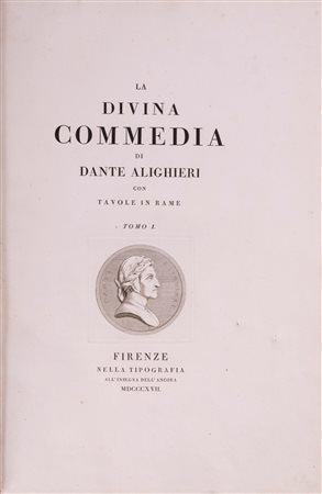 Dante Alighieri - La Divina commedia di Dante Alighieri con tavole in rame, 1817 (…)