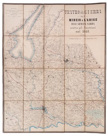 Teatro della Guerra tra il Mincio e l'Adige dell'Armata Sarda contro gli Austriaci nel 1848, 1848 (…)