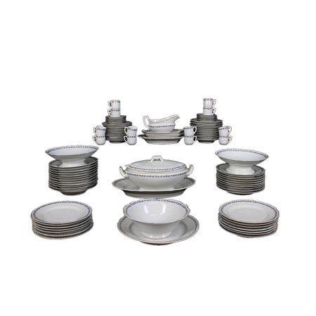 SERVIZIO DI PIATTI 71 PEZZI E 12 TAZZINE CON PIATTINI