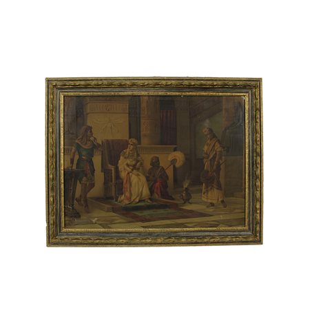 STAMPA SU CARTA RIPORTATA SU TELA 