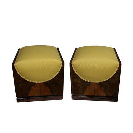 COPPIA DI POUFF DECO'