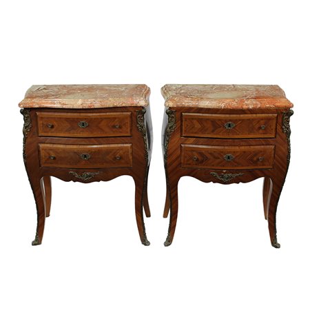 COPPIA DI COMODINI DI GUSTO LUIGI XV