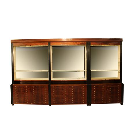 GRANDE VETRINA ESPOSITIVA A DOPPIO CORPO 