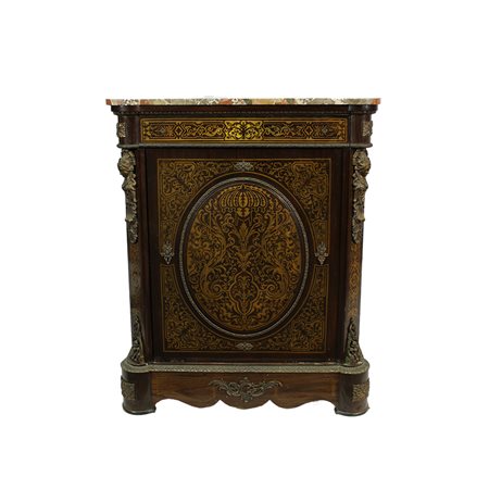 CREDENZA DI GUSTO BOULLE AD 1 ANTA 