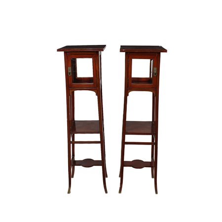 COPPIA DI ELEGANTI CANTONI LIBERTY