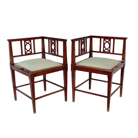 COPPIA DI POLTRONCINE LIBERTY