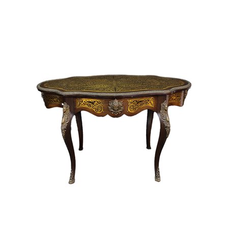 TAVOLO DA CENTRO DI GUSTO BOULLE 