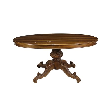 TAVOLO DA CENTRO DI FORMA OVALE 