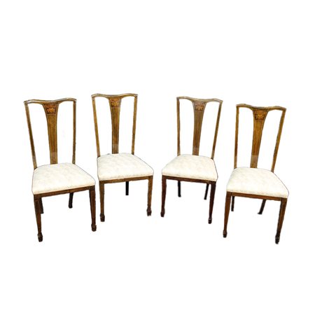 LOTTO DI 4 SEDIE VITTORIANE