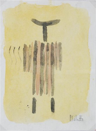 FAUSTO MELOTTI 1901 - 1986 Senza titolo Acquerello su carta, cm. 16 x 12...