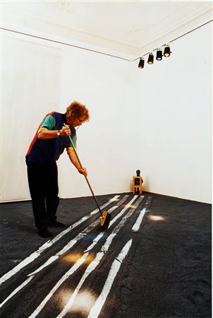 DENNIS OPPENHEIM 1938 - 2011 " Broken record blues ", 1989 Fotografia a...