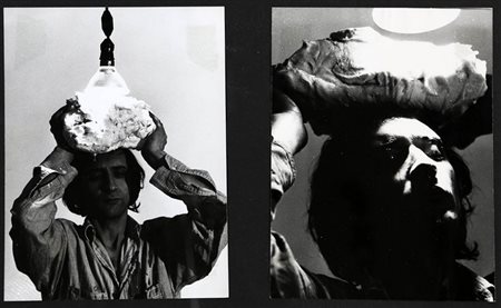 LAMBERTO CALZOLARI 1930 Senza titolo, 1970 2 fotografie, cm. 24 x 18...