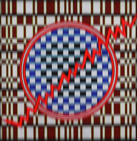 GUIDO BALDESSARI 1938 " Composizione vibrante ", 1970 Tecnica mista su...