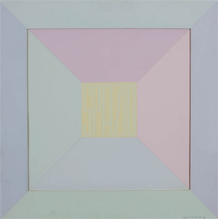HORACIO GARCIA ROSSI 1929 - 2012 " Spazio ", 1973 Tempera su cartoncino, cm....