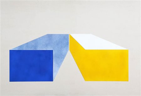 RODOLFO ARICO 1930 - 2002 Senza titolo, 1970 Collage su cartone, cm. 70 x 100...