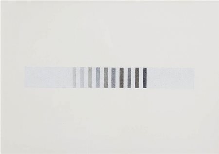 ELIO MARCHEGIANI 1929 " Grammature di colore ", 1973 Grammature su intonaco...