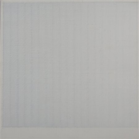 GIANFRANCO ZAPPETTINI 1939 " Superficie acrilica 69 ", 1975 Matita e tele...