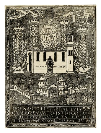 Anonimo dell'Italia centrale della fine del XV secolo, S MARIA DA LORETO....