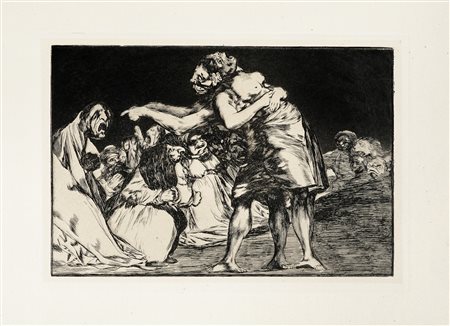 Francisco Goya y Lucientes, La que mal marida nunca le falta que diga...