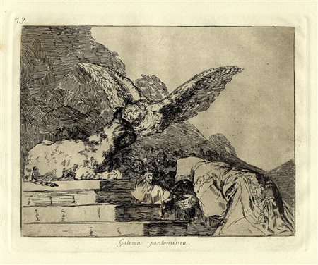 Francisco Goya y Lucientes, Gatesca pantomima. 1810-1820 [II edizione, 1892]....