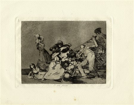 Francisco Goya y Lucientes, Y son fieras. 1810-1820 [II edizione, 1892]....