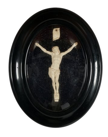 Scuola francese della seconda metà del XIX secolo, Crocefisso / Testa di...