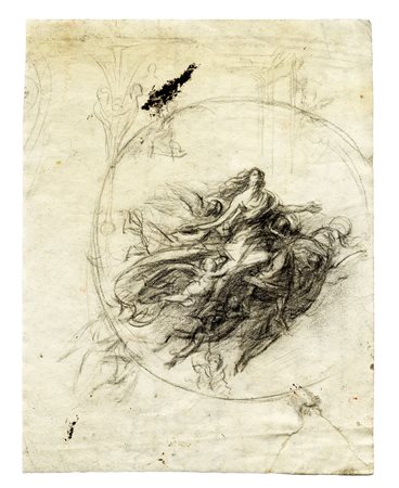 Giovanni Carnovali (il Piccio) [attribuito a], La Maddalena portata in cielo...