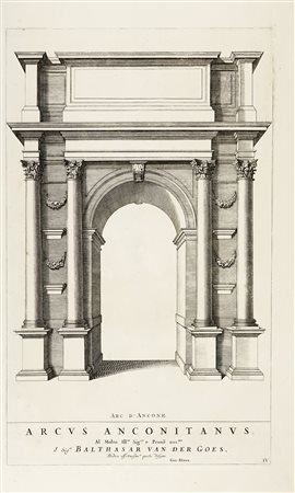 Johannes Blaeu e Pierre Mortier, Ancona. Ville de l'Etat de l'Eglise / Arcus...