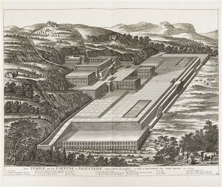 Johannes Blaeu e Pierre Mortier, Le Temple de la Fortune a Palestrine, Dans...