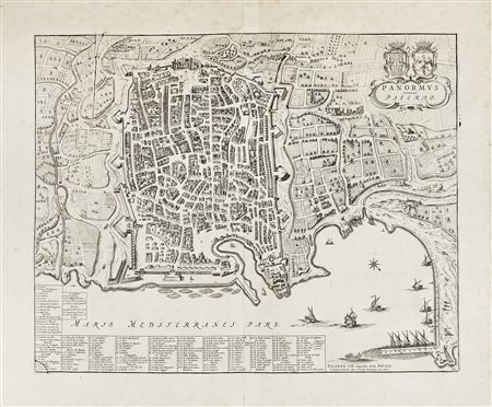 Pierre Mortier, Panormo vernacule Palermo. A Amsterdam: chez Pierre Mortier,...