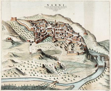 Pierre Mortier, Narni. Ancienne Ville de l'Etat de l'Eglise, dans l'Ombrie....