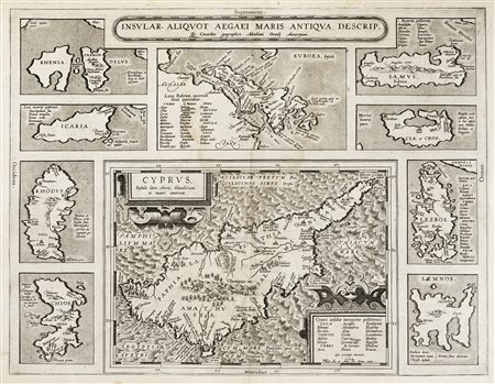 Abraham Ortelius, Insular. Aliquor Aegaei Maris Antiqua Descrip. Antwerp:...