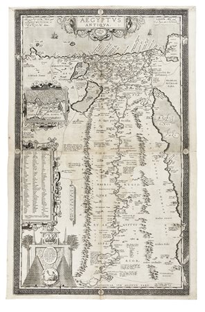 Abraham Ortelius, Aegyptus Antiqua. Antwerp: Christofle Plantin, 1592....