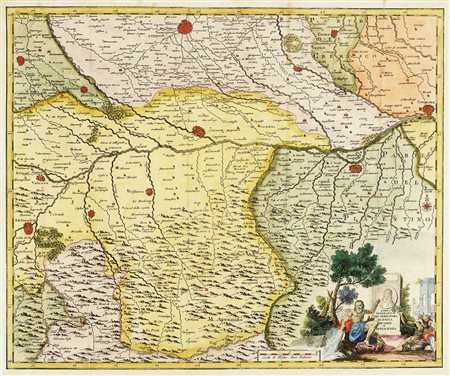 Abraham Ortelius, Ducatus Mediolanensis, Finitimarumq[ue] regionu[m]...