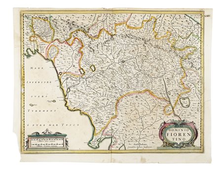 Paolo Santini Didier Robert de Vaugondy, Carte du Grand-Duché de Toscane par...