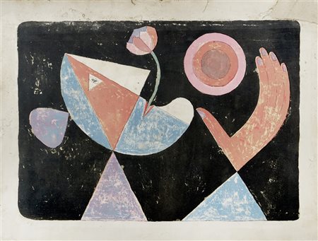 Victor Brauner, La fiancée heliotropique (The Heliotropic Bride). 1955....