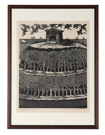 Bruno Marsili (detto Bruno Da Osimo), La conquista dedalica del cielo. 1943....