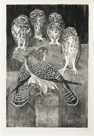 Theodoor Van Hoytema, Lotto composto di 2 incisioni. 1898-1917. 1) Vier...