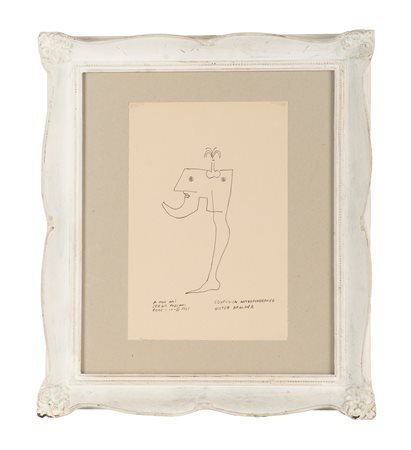 Victor Brauner, Confusion antropomorphise. 1961. Penna e inchiostro di china...