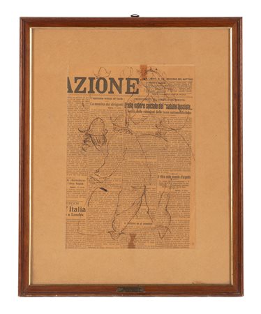 Lorenzo Viani, Lotto composto di 3 disegni. 1936 ca. Tre penne e inchiostro...